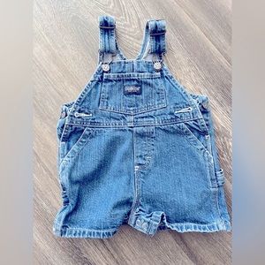 Oshkosh 3-6 months short overalls